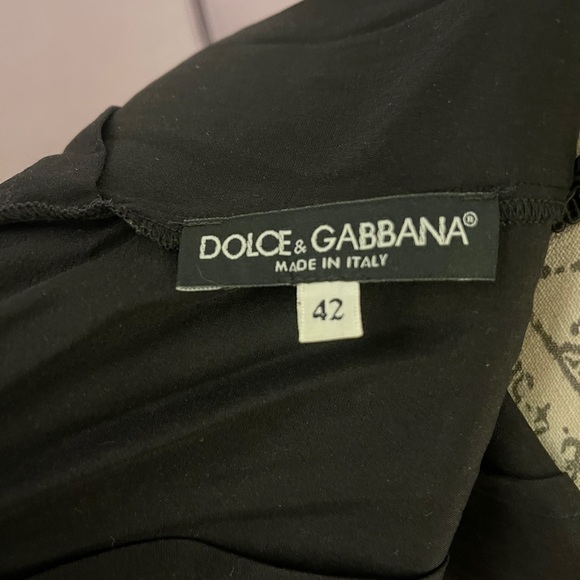 Dolce and Gabbana Black Lace Dress 42 - Picture 7 of 8